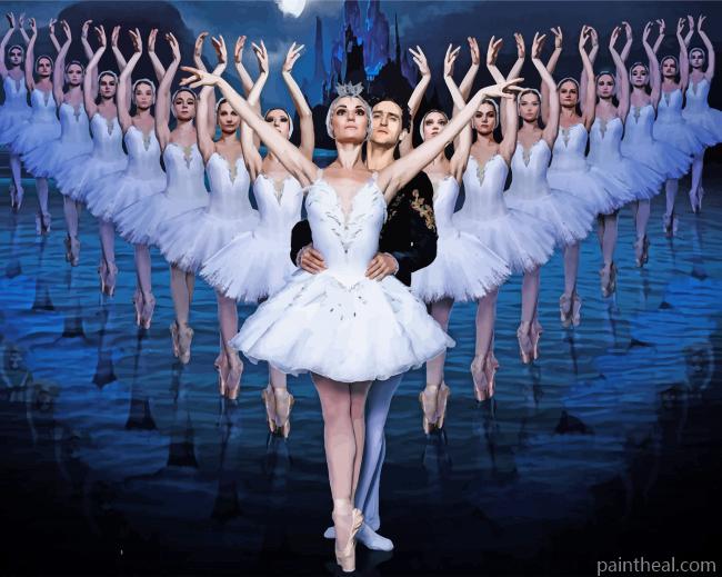 Russian Swan Lake Painting By Numbers Kits