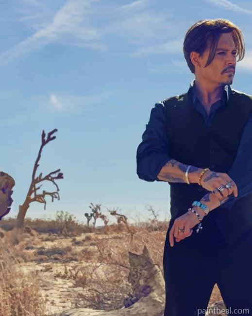The Actor Johnny Deep Painting By Numbers Kits