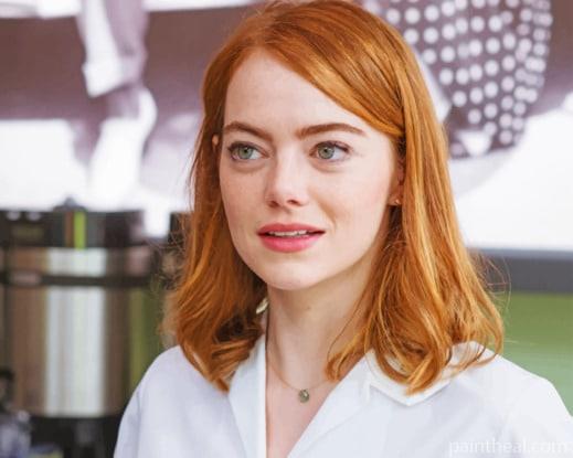 Emma Stone Actress Painting By Numbers Kits
