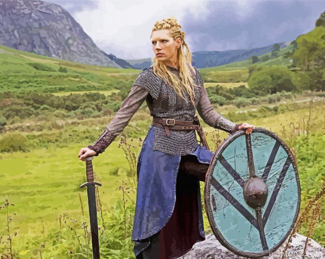 Viking Woman Painting By Numbers Kits