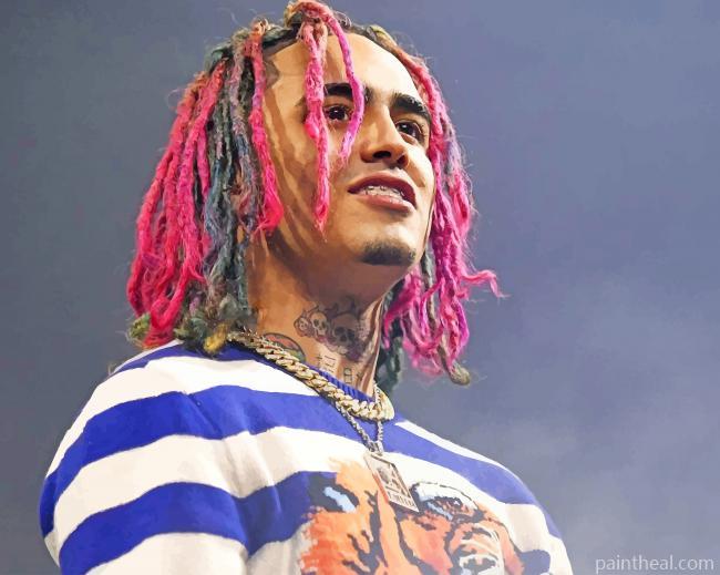 Lil pump Rapper Painting By Numbers Kits