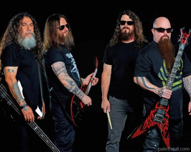 Slayer Group Painting By Numbers Kits