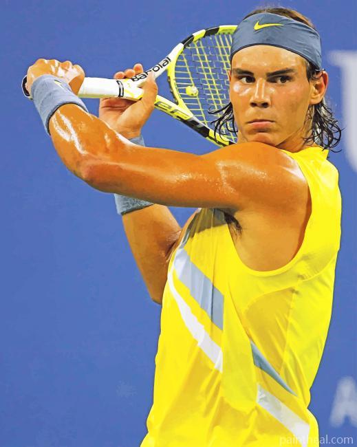 Rafael Nadal Player Painting By Numbers Kits