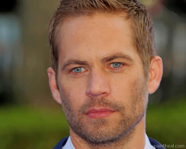 Movie Star Paul Walker Painting By Numbers Kits