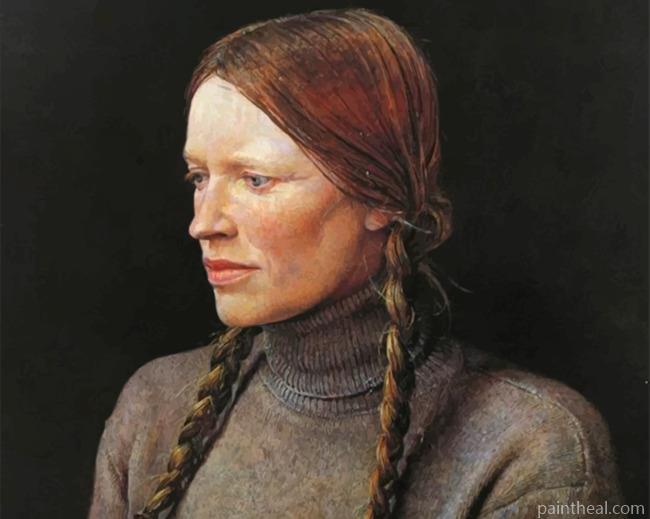 Woman By Andrew Wyeth Painting By Numbers Kits