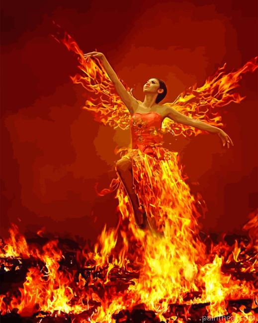 Dancer In The Fire Painting By Numbers Kits