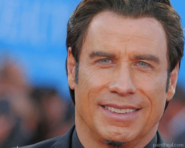 Actor John Travolta Painting By Numbers Kits