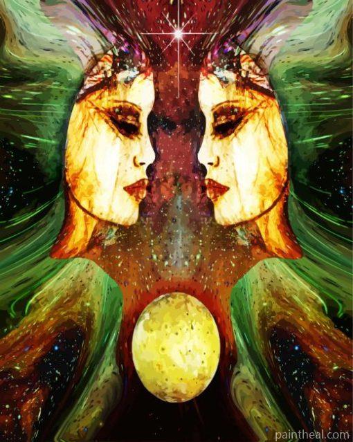 Zodiac Gemini Painting By Numbers Kits