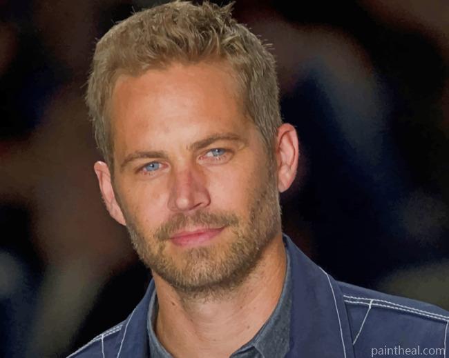 Actor Paul William Walker Painting By Numbers Kits
