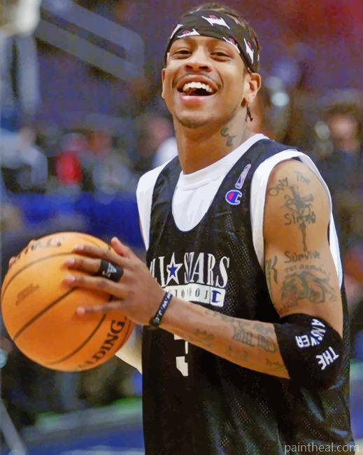 Allen Iverson Painting By Numbers Kits