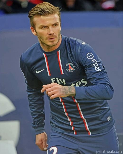 Handsome David Beckham Painting By Numbers Kits