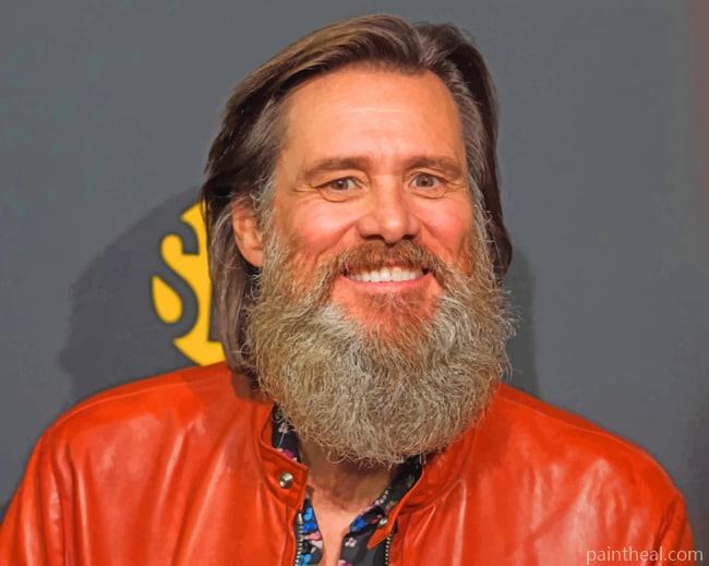 Jim Carrey Smiling Painting By Numbers Kits