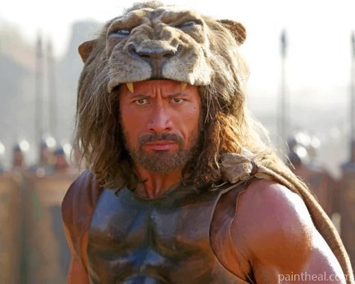 Dwayne Johnson Movie Star Painting By Numbers Kits