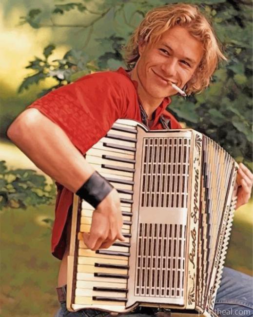 The Australian Actor Heath Ledger Painting By Numbers Kits