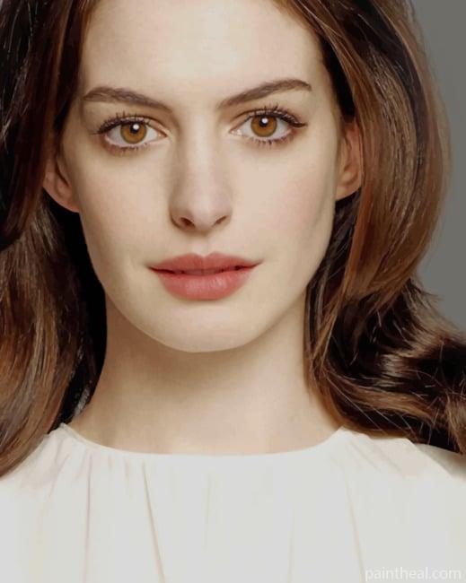 Anne Hathaway Painting By Numbers Kits