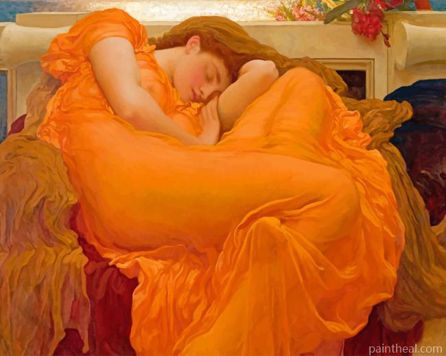 Flaming June Painting By Numbers Kits
