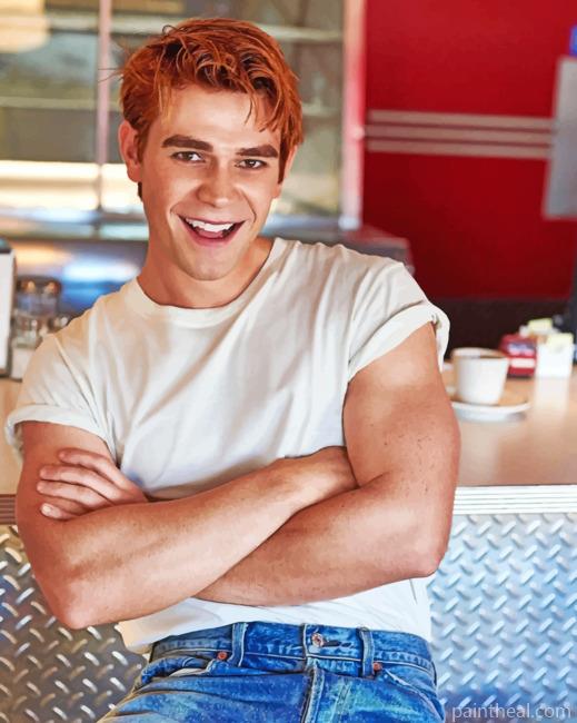 Kj Apa Riverdale Painting By Numbers Kits