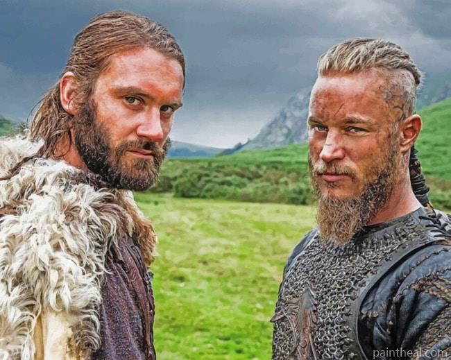 Ragnar And Jon Snow Painting By Numbers Kits