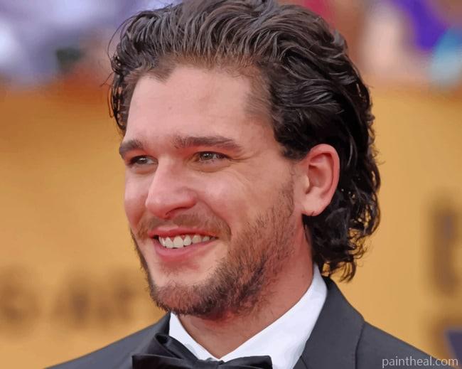 Actor Kit Harington Painting By Numbers Kits