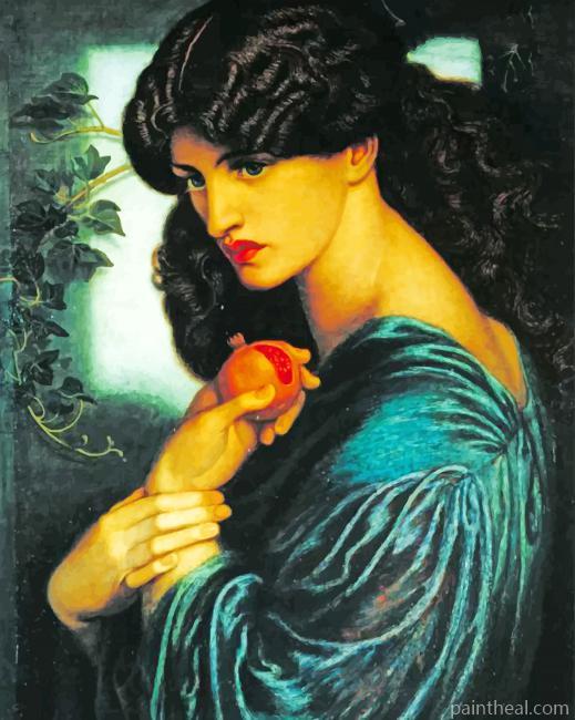 Proserpine Pre raphaelite Painting By Numbers Kits