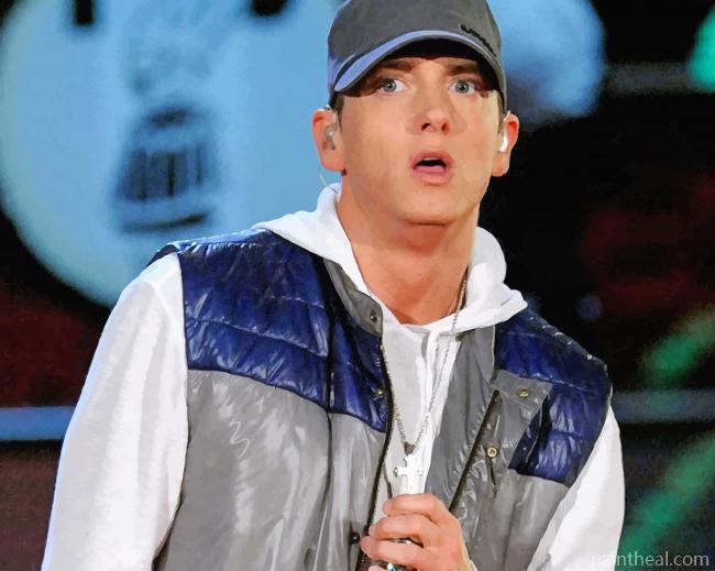 Eminem American Rapper Painting By Numbers Kits