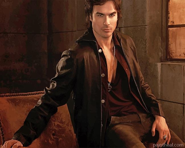 Vampire Ian Somerhalder Painting By Numbers Kits