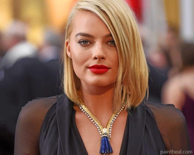 Actress Margot Robbie Painting By Numbers Kits