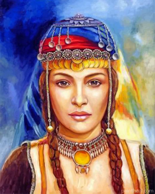 Berber Woman Painting By Numbers Kits