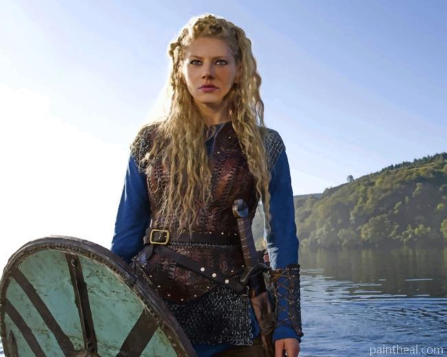 Lagertha Vikings Actress Painting By Numbers Kits