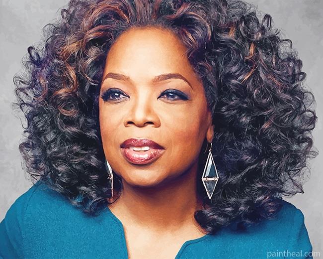 Curly Haired Oprah Winfrey Painting By Numbers Kits