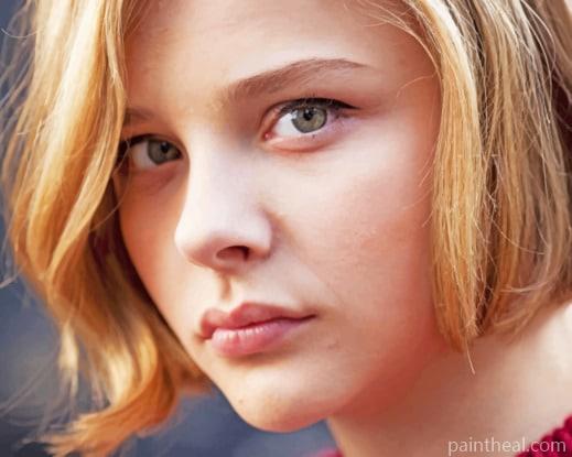 Chloe Grace Moretz Greta Actress Painting By Numbers Kits