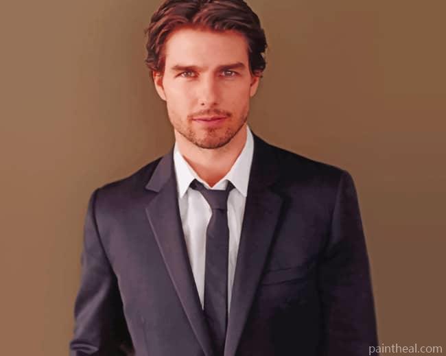 American Actor Tom Cruise Painting By Numbers Kits