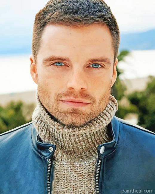 Sebastian Stan Painting By Numbers Kits