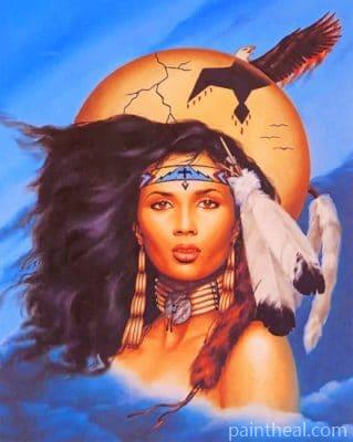 Native American Painting By Numbers Kits