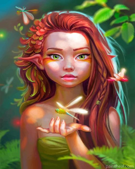 Beautiful Fairy Painting By Numbers Kits