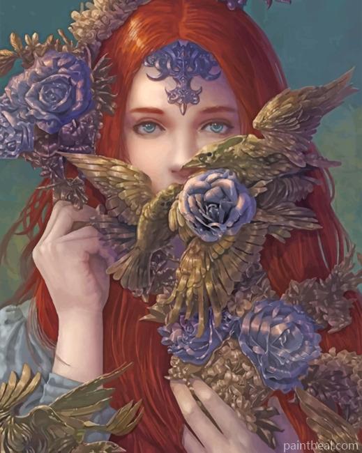 Fantastic Woman Painting By Numbers Kits
