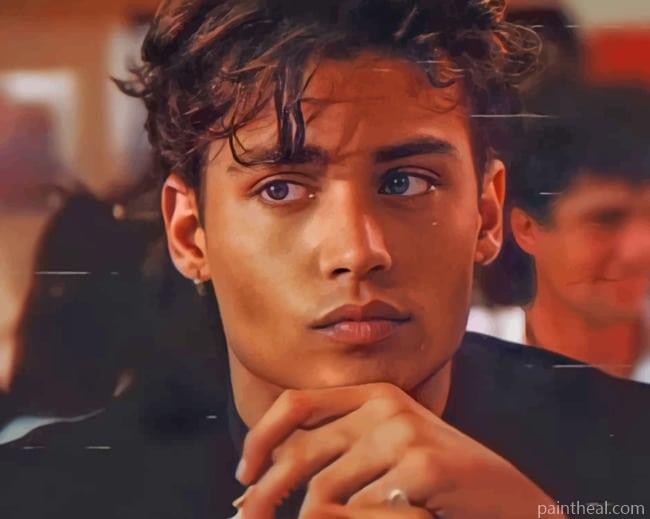 Cute Young Johnny Depp Painting By Numbers Kits
