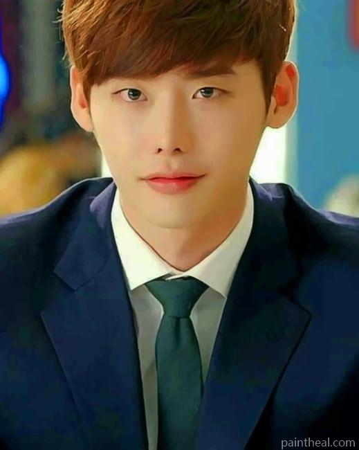 Lee Jong Suk Pinocho Painting By Numbers Kits