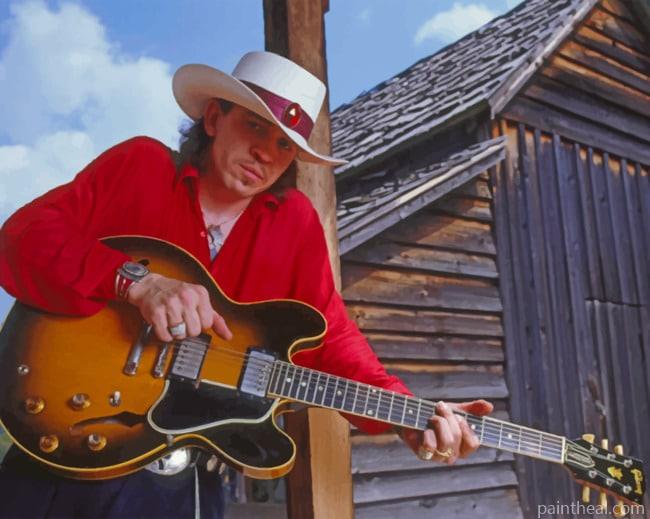 SRV In A Red Shirt Painting By Numbers Kits