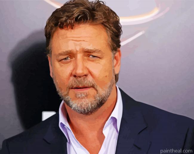 The Actor Russell Crowe Painting By Numbers Kits
