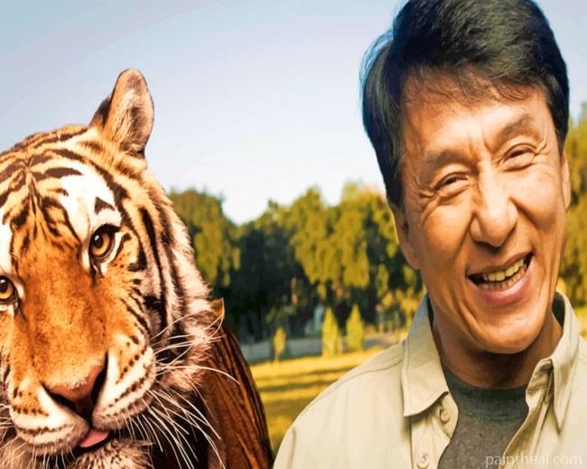 Jackie And The Tiger Painting By Numbers Kits