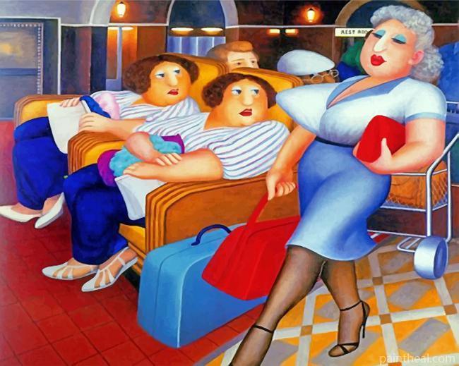Classy Fat Ladies Painting By Numbers Kits