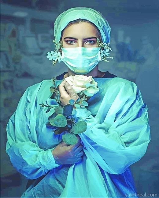 The Nurse Is The Real Hero Painting By Numbers Kits