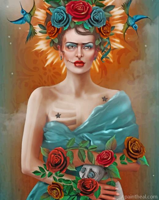 Vintage Frida Kahlo Painting By Numbers Kits