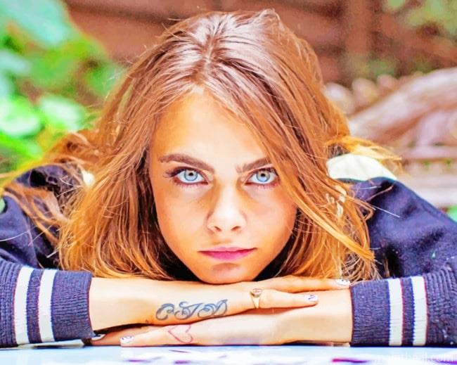 Cara Delevingne Painting By Numbers Kits