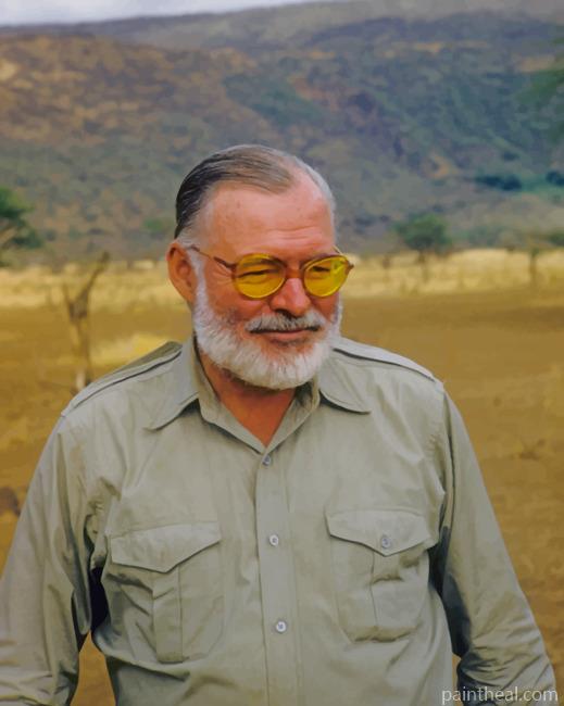 Ernest Hemingway Painting By Numbers Kits
