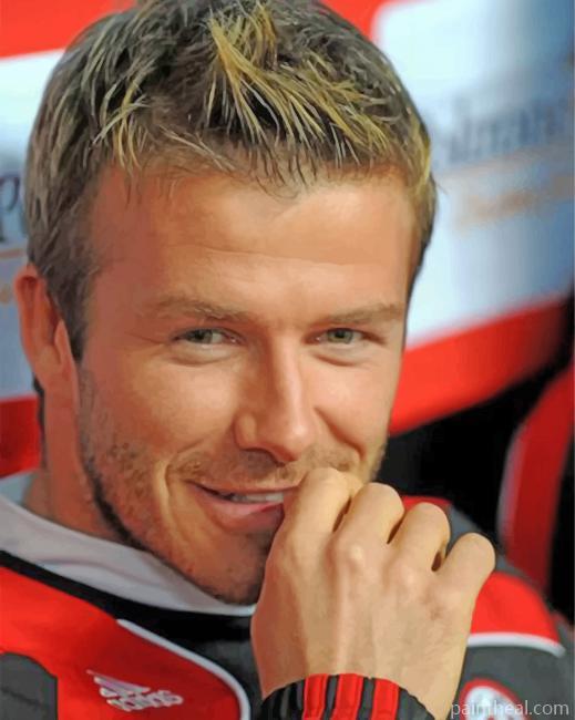 David Beckham Football Player Painting By Numbers Kits