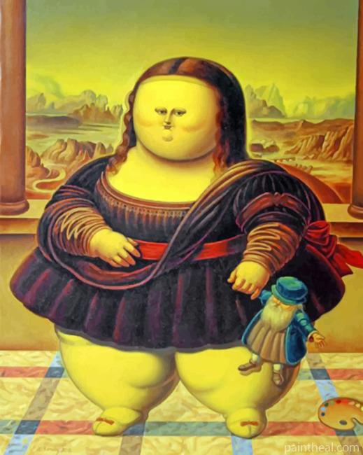 Fat Mona Painting By Numbers Kits