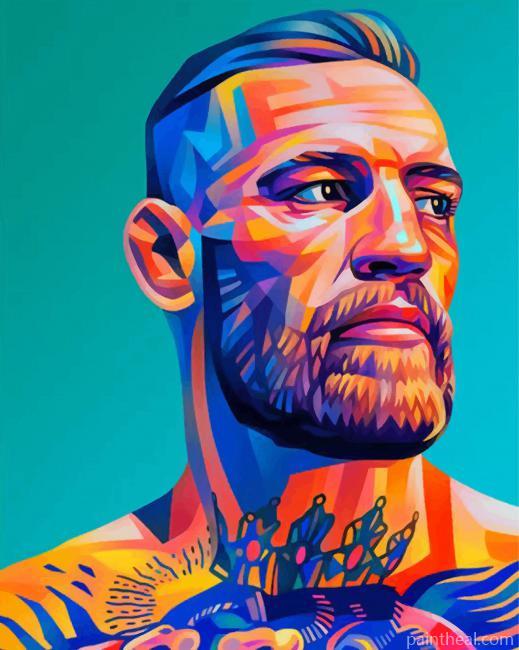 Conor Mcgregor Pop Art Painting By Numbers Kits