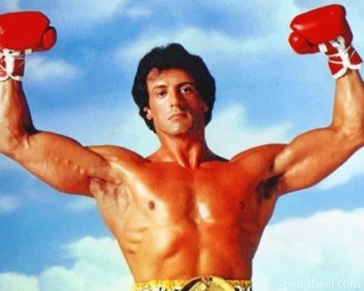The Champion Rocky Balboa Painting By Numbers Kits